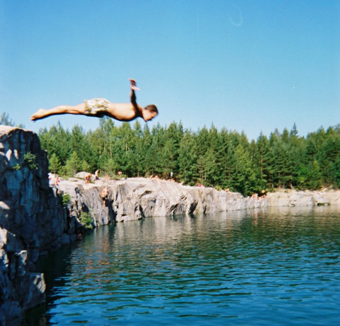 cliff diver
